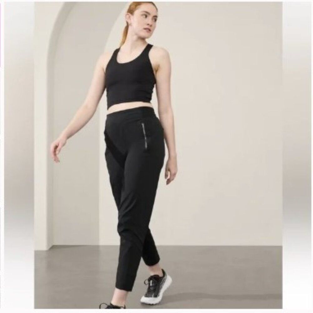 Athleta Trekkie North Jogger Pant Black Womens 0P